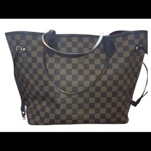 Louis Vuitton Neverfull MM Damier Handbag Tote